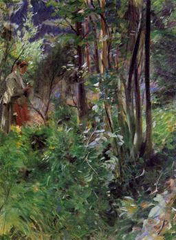安德斯 左恩 Woman in a Forest 安德斯 左恩 Woman in a Forest